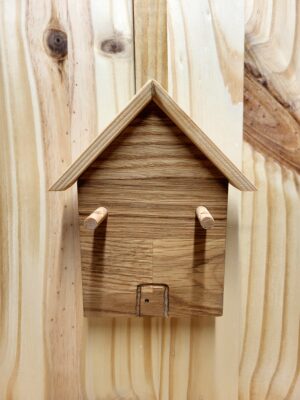 porte clef home chêne